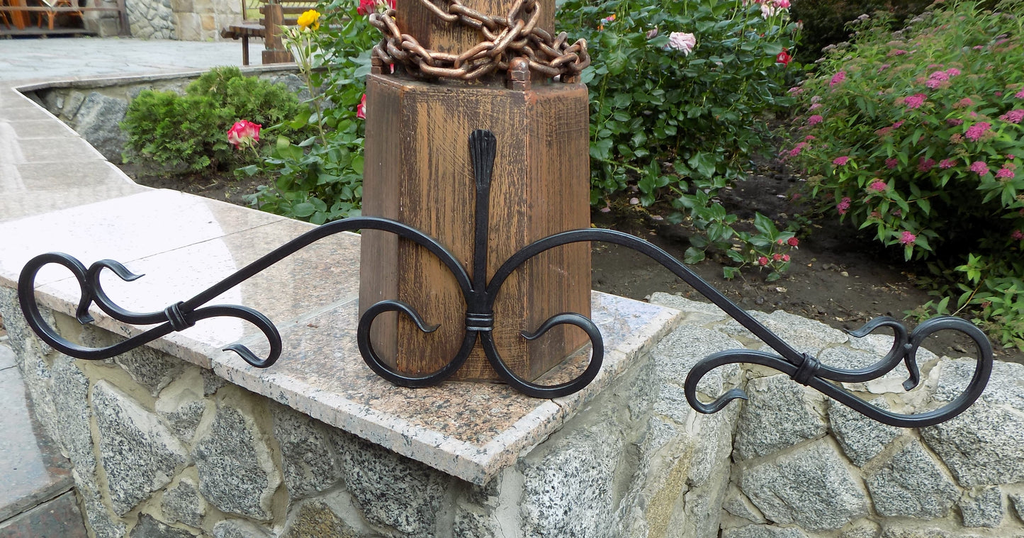 Architectural / Iron Wall Art / Ornament Element / Decorative element / Metal Swirls / Home decor