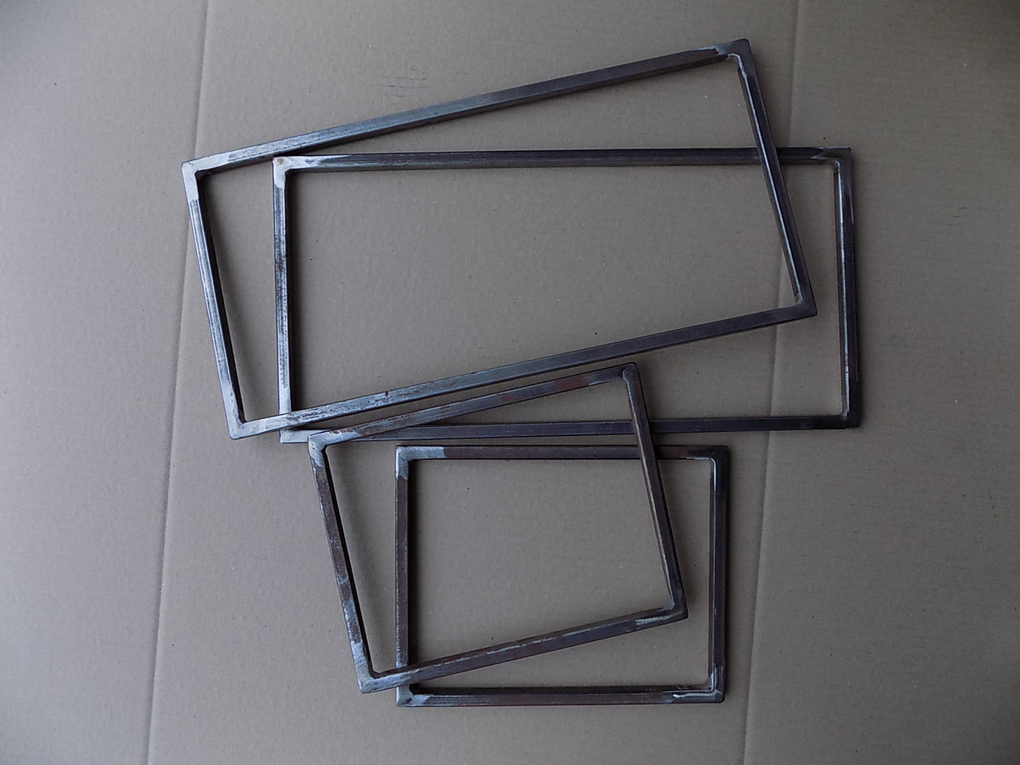 Small Metal Frame , Metal base , Metal Rectangle , Simple Frame , Industrial Metal Frame , Geometric Shapes , DIY Frame , Thick Metal Frame